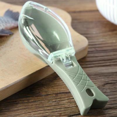 China Viable Kitchen Instruments 2023 New Designs Cleaning Fish Skin Scratch Scales Fish Scale Planing Remover for sale