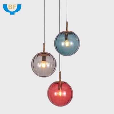 China Wholesale Modern Dining Room Pendant Light Lamp Modern Bedroom Ceiling Hanging Round Chandeliers and Lamps for sale