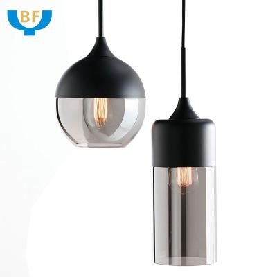 China Custom Shade Modern Hot Sell Modern Attic Home Lighting Glass Pendant Lamp for sale