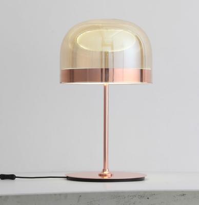 China Modern Bedside Copper Table Lamp Led Metal Stand Brass Gold Colr Table Lamp for sale