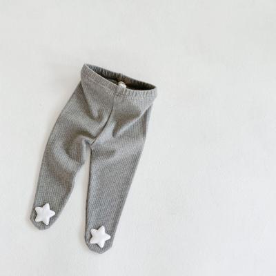 China YK2141A Baby Star Baby Cotton Leg Warmers All-match Cozy Cute Baby Pantyhose Pure Cotton Gaiters for sale