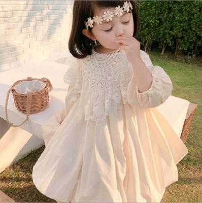 China YK0623A Summer Girls Dress Baby Birthday Breathable Puffy Fairy Sleeve Dress Short Sleeve Children Clothing for sale