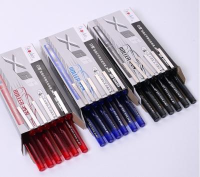 China office & School Pen Needle Tip Refill X66 Liquid Ink Roller Writing Pen For School And Office for sale