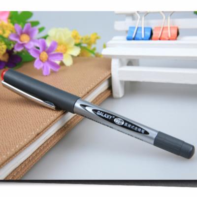 China office & School Free Roller Plastic Pen 0.5mm Stainless Steel Bullet Tip Blue Gel Ink Pens With Custom Logo for sale