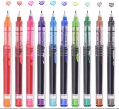 China office & Cheap Bulk Price Gel Pen Refillable School Pen Needle Tip Type For Office And School for sale