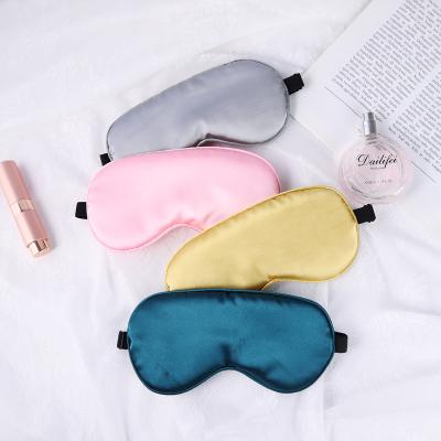 China Anti-wrinkle Sleep Eye Mask Night Sleep Custom 19mm 100% Mulberry Silk Sleeping Eye Mask for sale