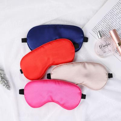 China Anti-wrinkle Silk Eye Masks with silk filling and 22mm silk cover sexy sleep eye mask for travel for sale