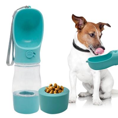 China Non-automatic Pet Water Bottle Travel Pet Water Bottle Pet Water Cup Dog Food Outdoor Drinking Cup for sale