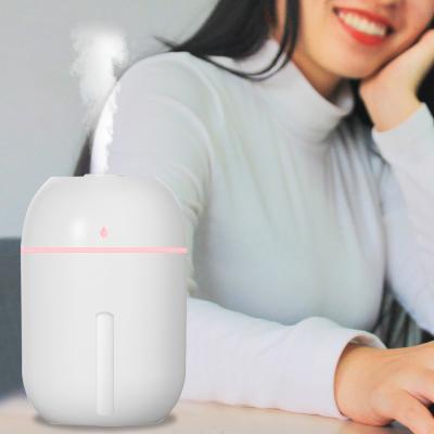 China Portable Air Humidifiers Led Waterdrop Smart Cool Mist Maker Mini Aroma Usb Air Humidifier Essential Oil Mist Air Humidifier for sale