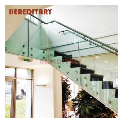 China Modern high quality indoor and outdoor frameless glass fencing accessories SS 316 adjustable glass standoff for sale