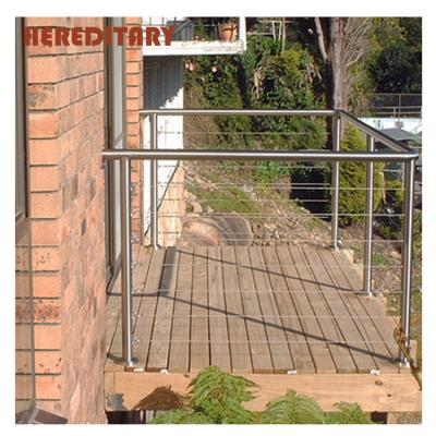 China Modern Morden Grill Designs Stainless Steel Cable Railing Balcony Deck Fence Railings For Outdoor Steps for sale