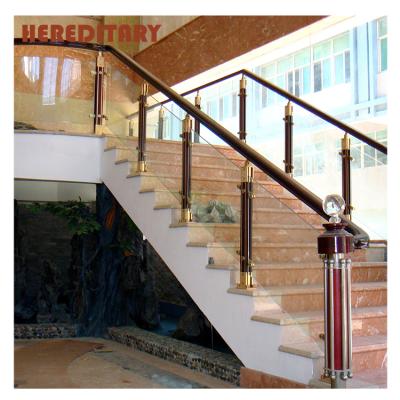 China Modern Glass Balustrade Balustrade And Stair Railings High Quality Aluminum Indoor Price for sale