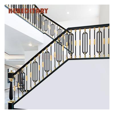 China Modern Price For Lightweight Luxury Aluminum Carved Stair Railings In Dubai Hotels for sale