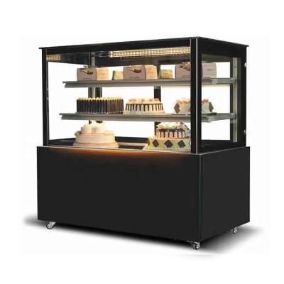 China JINBEST Single-temperature Bakery Cake Display Showcase Cake Display Refrigerator Cake Cabinet 0.9m Flat Glass for sale