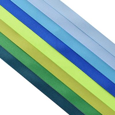 China 100% Printed Custom Printed Ribbon Viable Wholesale Wrap Ribbed Organza Polyester Apparel Ribbon Polyester Gift Ribbon for sale