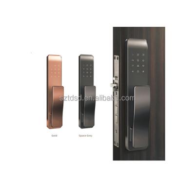 China Wifi Digital security smart door lock with camera wifi tuya smart fingerprint lock for sale