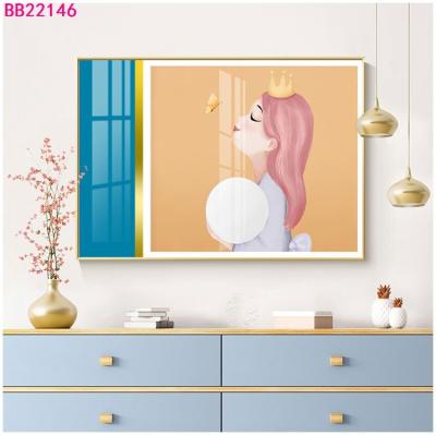 China Fashion Cute Cartoon Dining Room Hangs A High Level Picture Designed Painted For Home Decoration for sale