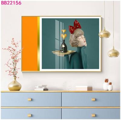 China Fashion High Level Designed Cute Cartoon Painted Dining Room Hangs A Picture For Home Decoration Jumbo Size for sale