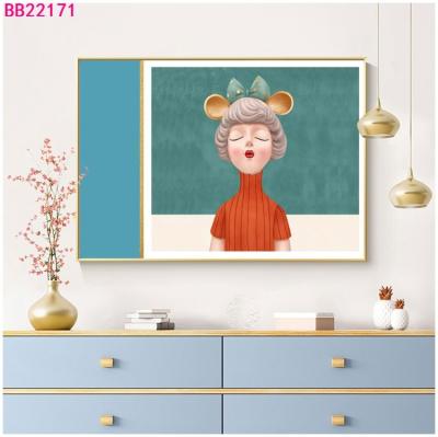 China Fashion Frame Decoration For Home Cute Cartoon High Level Designed Painted For Home Decoration for sale