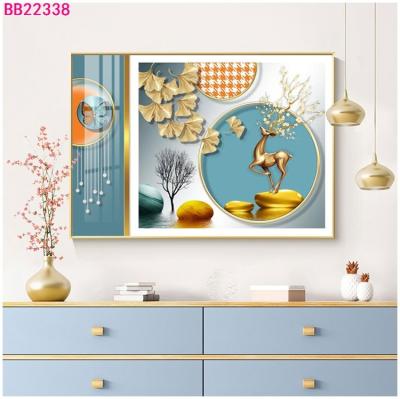 China Fashion Print Painting With Large Frame Sign Painting High End UV Acrylic View Picture Painted For Dining Room for sale