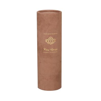 China Wholesale Custom Recyclable Printed Logo Kraft Paper Food Packaging Gift Box Tea Incense Tube Paper Gift Box for sale