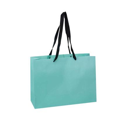 China Recycled Materials Custom Friendly Material Gift Packaging Bag For Clothes Color Paper Bag Luxury Cheap Shopping Bag for sale