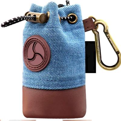 China Eco-Friendly Custom Sustainable Premium Dog Leash Pick Bag Pets Zipper Bag Climbing Hook Poop Bags Dispenser Holder for sale