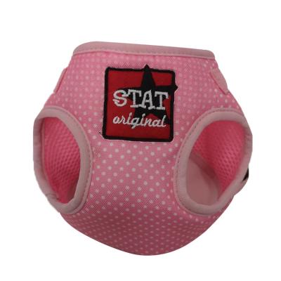 China Fashion Thoughtful Logo Breathable Mesh Nylon Solid Custom Low Price Pets Thoughtful Dog Harness for sale