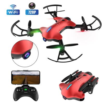 China Headless Mode Accept OEM 6 Channels Foldable Wifi Fpv Photography Mini Drone With 720P Hd Camera for sale