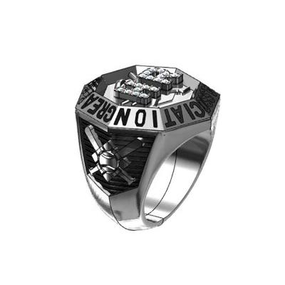 China CLASSIC Custom Red Sox Championship Hour Award Youth Football Baseball Basketball Championship Ring for sale