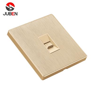 China Professional Cheap Water Proof Material PC Manufacture Luxury Wall Phone Socket For Hotel for sale