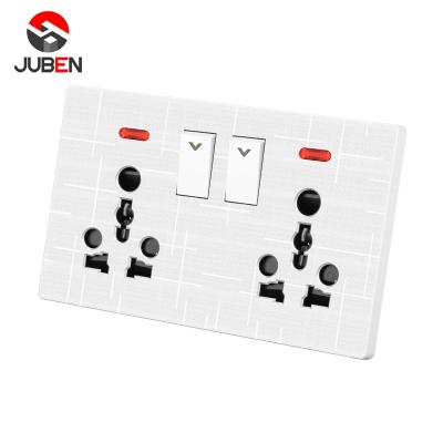 China PC Environmental Friendly Material Home Electric Wall Socket Multifunction Switches for sale