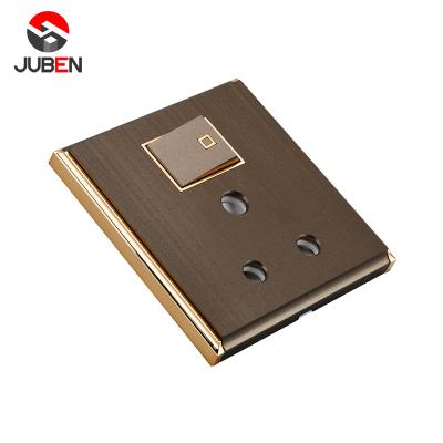 China PC Factory Manufacture 1Gang 15a Wall Switch Electrical Socket with Indicator for Hotel and Home for sale