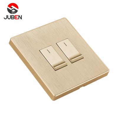 China 1 Way Material Switch Gang 1 PC Home 2 Electrical Switch For Living Room Horizontal for sale