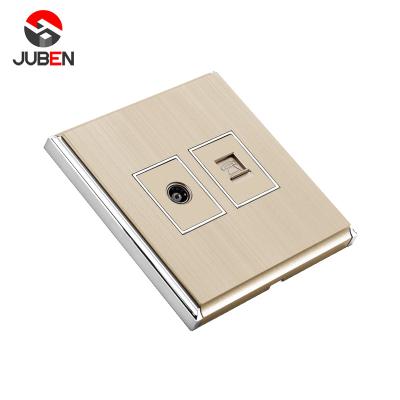 China Home Design PC Factory Manufacture Electric TV New And Tell Wall Outlet For Living Room Horizontal for sale