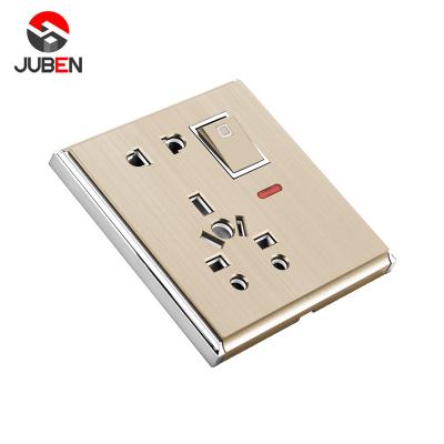 China New Design 1 PC Strip Hot Selling Universal Electrical Wall Switch Socket With Hotel Indicator for sale