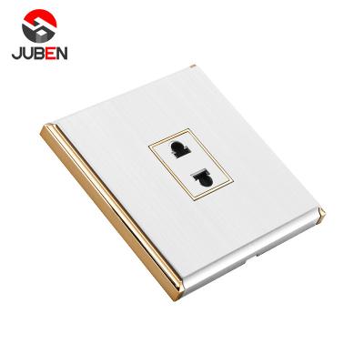 China Cheap High Temperature Flame Retardant Universal Hotel Material 1 PC PC Wall Socket for sale