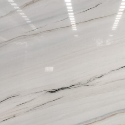 China Lasa Modern White Marble Slabs Polished White Stone Marble Slabs Countertops for sale