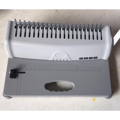 China Catalog Binding Manual Cover Iron Core Plastic Comb Binding Machine and Binding Punch Machine with Competitive Price Same for sale