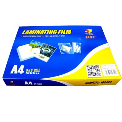 China Guangzhou wholesale yuhan Moistureproof Laminating Film A4 175MIC PET Photo Laminating Pouch for sale