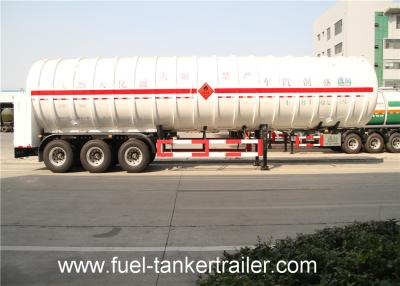 China Vacuum \ Multi - layer adiabatic LNG Semi Trailer for Liquefied natural gas for sale