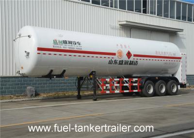 China Flammable liquid transport LNG Semi Trailer , LPG Oil Tanker trailer for sale