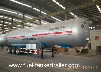 China 49600 Liters Volume LPG Tank Truck Semi Trailer For Propane Delivery for sale