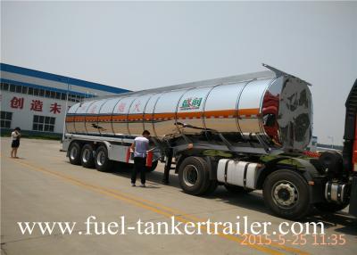 China Anhänger des Tankfahrzeug-45cbm mit LED-Licht/Rohöl-LKW 45000 Liter zu verkaufen