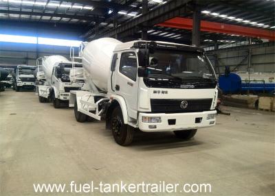 China 13 Degree inclination cement concrete mixer trailer with 450L pneumatic water supply for sale