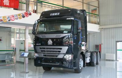 China SINOTRUK HOWO A7 6 * 2 / 6 * 4 Tractor Trailer Truck , Heavy Duty Tractor Head Truck for sale