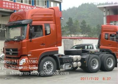 China 6 x 4 tractor head truck trailer / prime mover with 3 persons Capacity for sale