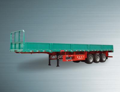 China Tri Axles Fence - Like Steel Side Wall Semi Trailer 13000mm*2490mm*2860mm for sale