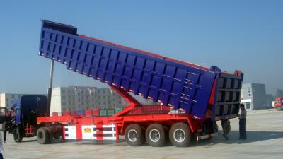 China Shengrun Brand 40 ton Dump Semi Trailer Heavy Dumper Truck Trailer 25 M3 for sale