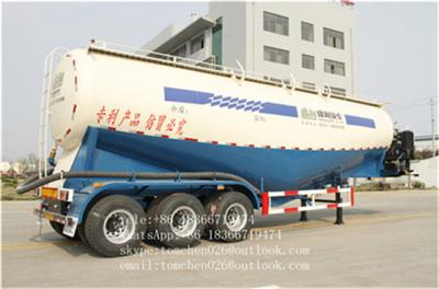 China 9500mm-13500mm Length Bulk Cement Trailer  with CE ISO CCC certification for sale